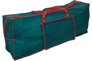 URBNLIVING Bolsa de almacenamiento de 125x30x50cm para árboles de Navidad artificiales, cubierta de abeto, bolsa de árbol de Navidad