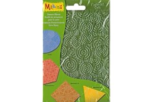 MAKIN'S USA Makin 's – Estados Unidos de plástico Textura de Arcilla Hojas 7 x 5.5-Inch-Set H (Bobinas, Conectores y resúmenes de)