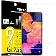 NEW'C 2 Pezzi, Vetro Temperato per Samsung Galaxy A10 (SM-A105F), M10, Pellicola Prottetiva Anti Graffio, Anti-Impronte, Senz