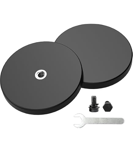 Set Di 4 Calamite In Ferrite Silverline - Portata 7,2 Kg Per Attacchi Fino A M5 - Foto 4