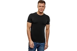 oodji Ultra Męski Koszulka bawełniana basic