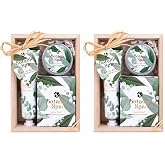 Accentra BOTANICAL SPA Women's Bath Set in Beautiful Gift Box, 3 Piece Care Set with Hand Cream, Body Butter and Bath Salts,