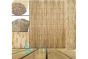 BPIL Natural Reed Screen Roll (1.5m x 4m) for Outdoor Privacy, Garden, and Patio – Eco-Friendly, Durable Reed Fencing for Fence Covering, Privacy Screens, & Decorative Use
