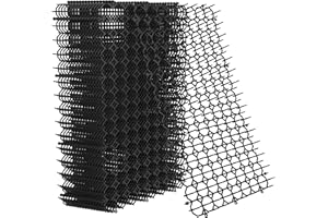 KYRIEVAL 40 x 20 cm Thorn Grid Against Cats Cat Repellent -Cat Deterrent for Garden (Pack of 16)