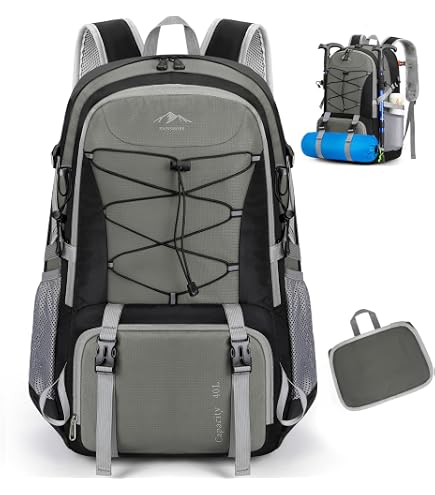 doorslay 40L Zaino da Trekking Antipioggia Multi Tasche Zaino da Viaggio Grande capacità Traspirante per Il Campeggio Alpinismo Escursionismo
