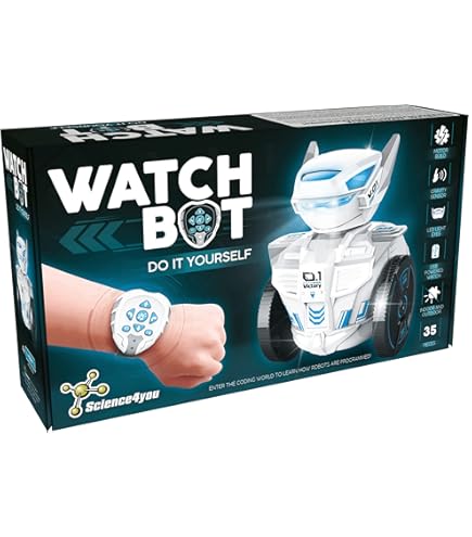Clementoni - 56183 - Wetenschap & Spel - Evolutie Robot - Speelgoedrobot ( Franse, Nederlandse Taal), Programmeerbaar, Robot Interactief, STEM, Robotica, Educatieve Spellen 8 Jaar, Gemaakt in Italië