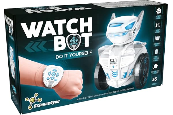 Science4you Watchbot - Robots pour Enfants, Jouet Éducatif avec Contrôleur Montre Intelligente, Jouet STEM pour Enfants de 8 Ans