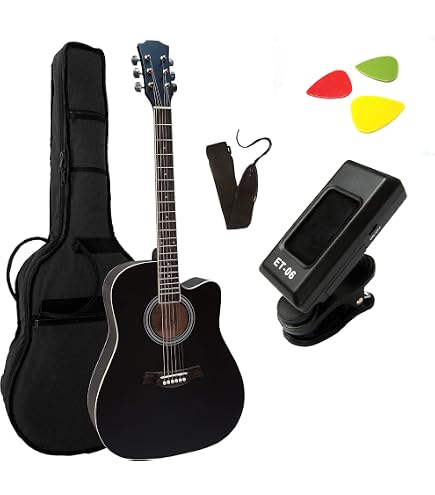 Fibbia Cintura Metallica Uomo - Crociate Chitarre Rock &amp; Roll Musica Smalto Nero