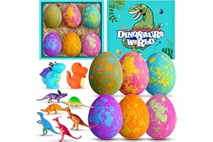 Bombe de Bain, Aofmee Coffret Boule de Bain Enfant Avec Surprise Dinosaure, Boules de Bain Moussant Naturel Pour Garçons et Filles, Cadeaux Pour Pâques Halloween Noël Saint Valentin Anniversaire