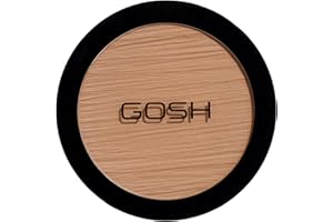 ‎GOSH GOSH Bronzing Powder vegan I Bronzer für sonnengeküsste Haut I parfümfreies Puder für einen gesunden und natürlichen Bronze Glow I Sonnenpuder für Wangen, Schultern, Dekelleté I 002 Natural