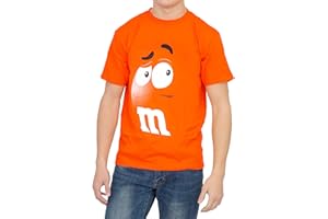 M&M'S Camiseta con cara de personajes de caramelos M&M M&M 's