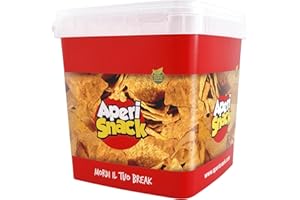 APERI SNACK Aperisnack® - AP03.007.03 - Tortilla Chips Nachos Chili Paprika Secchiello da 700gr. Snack Salati e Stuzzichini Ideali per l'Aperitivo e le tue Feste