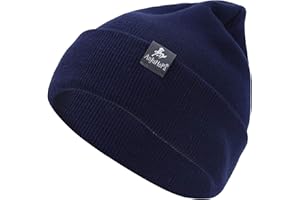 AnJuHoPa Bonnets Unisexes Simplement Tricotés Bonnets en Tricot Extensible Doux pour Un Style branché de la Vie Quotidienne