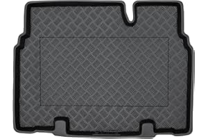 M MOTOS MOTOS Tapis de coffre en PE pour Citroen C3 Aircross II 2017-2024 Rendez votre voyage plus confortable grâce à ce tapis de voiture durable - Tapis de coffre de voiture tout temps, protection contre le
