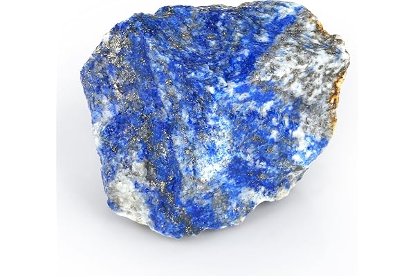 XIANNVXI Cristal de Lapis Lazuli Pierre de Cristal de Lapis Lazuli Pierre de Cristal de Guérison Naturelle Pierre de Cristal Pierres Précieuses Une Pièce