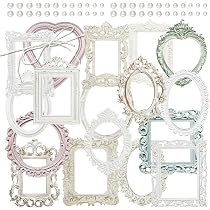 120 Cadres Vintage Pour Scrapbooking - Style Européen Relief - 4 Modèles - Papier Déco