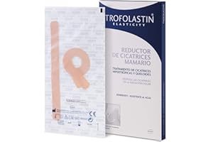 Trofolastin, Reductor de Cicatrices Mamario, Apósitos Adhesivos para Cicatrices de Cirugía Mamaria, Hipertróficas y Queloides, 3 Formatos x 2uds