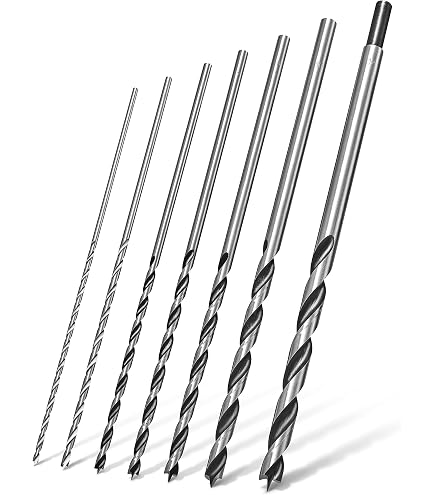 Weischer Schlangenbohrer Set 6-tlg. – Durchmesser 6-18 Mm, 460 Mm Lang, Für Weich- & Hartholz