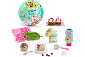 MGA's Miniverse Make It Mini Foods Cafe Mystery Ball, DIY Mini Food Collectible Set with Resin Craft, Assorted Surprise Toy for Kids 8+