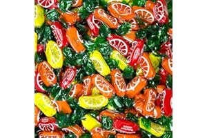 Caramelle Spicchi di Sicilia Cedrinca kg 1 - Caramelle Dure ripiene ai gusti Limone, Arancia e Mandarino - Senza Glutine