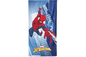 TODD LINENS Spiderman Web Toalla de playa para niños, toalla de baño para niños, regalo de superhéroe, 70 x 140 cm