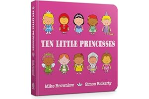 Ten Little Princesses Board Book