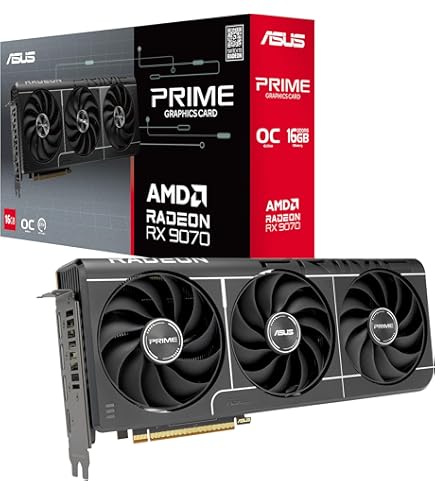 ASUS Prime Radeon™ RX 9070 XT OC Edition Graphics Card (PCIe 5.0