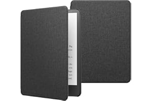 MoKo Custodia Compatibile con Kindle Paperwhite 11ª Generazione 2021 e 2022, Schermo da 6,8", Custodia Protettiva Ultra Sottile Leggera per Lettore Ebook, Denim Nero