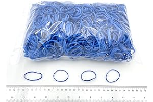 Progom - Elastici - 50(Ø32) mmx3mm - blu - borsa da 1 kg