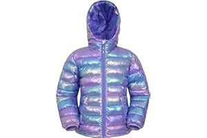 Mountain Warehouse Seasons Steppjacke für Kinder - Ultraleichte, warme, wasserdichte Steppjacke. Jungen & Mädchen Winterjacke mit Kapuze & Reißverschluss
