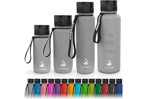 ‎COOLRHINO coolrhino Trinkflasche 350ml I 650ml I 1L I 1,5L für Sport, Outdoor, Schule, Fitness & Kinder - Wasserflasche auslaufsicher und Bpa frei - Flasche für Fahrrad