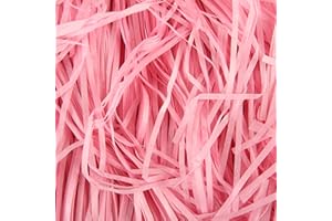 N NIMXY 100g Pink Shredded Tissue Paper for Gift Boxes & Hamper Filing, Shredded Paper for Gift Box Filler Packaging & Basket Stuffing