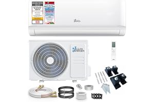 Kältebringer Split Klimaanlage Quick Connect - 12000 BTU (3,5 kW) - Klimagerät mit Heizfunktion, WiFi & App, bis 55qm, sehr leise - 5m Kupferleitung, Kältemittel R32, Montagematerial, Bodenkonsole