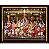 Pavan Photo Laminations Ram Darbar Lord Shri Rama Sita ...