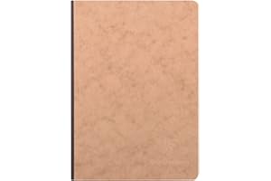 ‎CLAIREFONTAINE Clairefontaine 795424C Collection Age Bag Un Carnet Cousu Dos Toilé Bleu - A5 14,8x21 cm - 192 Pages Petits Carreaux - Papier Blanc 90 g - Couverture Carte Lustrée Grain Cuir