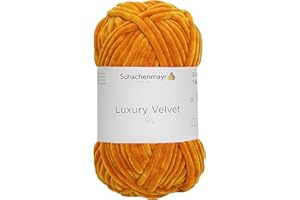 SCHACHENMAYR SINCE 1822 Schachenmayr Luxury Velvet, 100G bee Hilos Para Tejer A Mano