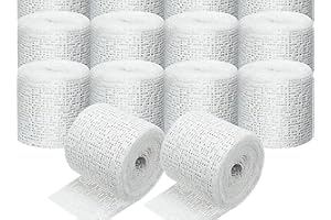 PIQIUQIU Babybauch Gipsbinden 10er Set - 5cm x 3m Gipsbinden Babybauch Schwanger Geschenk Gips Binden Abdruck Verband Gipsabdruck Gipsbinde Baby Bauch Basteln Modellbau schnelltrocknend