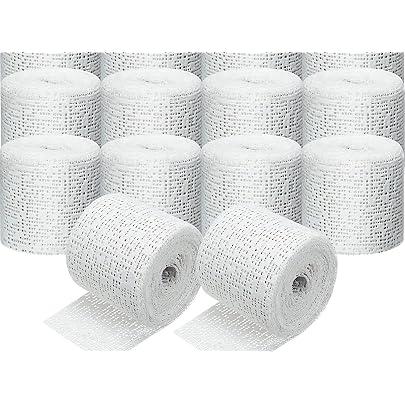 Kit Per Calco In Gesso Della Pancia Gravidanza - 10 Rotoli Bende, Asciugatura Rapida, Regalo Ricordo