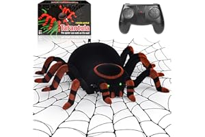 MOMOSTAR Zdalnie Sterowana Zabawka W Postaci Pająka Wspinającego Się Po ścianach, Odpowiednia Dla Dzieci W Wieku Od 6 Lat Jako Zabawka Lub Prezent