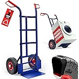 Gardebruk Carrello Portapacchi Pieghevole 200kg Pneumatici Maniglie Montacarichi Trasporto Pesi