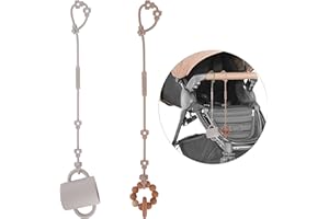 REOEWE Cup Catcher, Sicherheitsgurte Für Spielzeug, Lebensmittelqualität Silikon Trinkbecher Halteriemen Für Kinderwagen Hochstuhl Autositz Fechten, BPA-frei, 2er-Pack