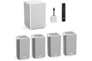 AWOL VISION ThunderBeat 4.2.2 Système Audio de cinéma Maison entièrement sans Fil (4.1.2)