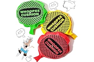 Daofen 3PCS Whoopee Cushion(16cm/6.3in), Self Inflating Whoopie Cushion Trick Joke Toys, Whoopee Cushion Makes Gas Sounds Noise, Whopping Cushion Prank Noise Maker Trick Funny Toy Fart Cushion