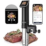 KitchenBoss Wifi Sous Vide Roner: G330 WLAN Professionali Roner Cucina, 40-90℃ Cottura Bassa Temperatura, TFT,Silenzioso,1100