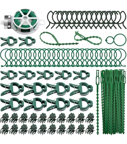 200 Stück Pflanzenclips Schwarz - Tomatenklammern Für Kletterpflanzen