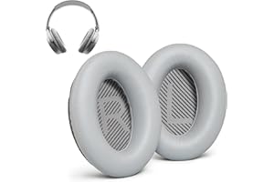 Accessory House Słuchawki kompatybilne z Bose QuietComfort 35 (QC35) i QuietComfort 35 II (QC35 II). Premium ze skóry białkowej | Miękka pianka o wysokiej gęstości | Wyższa trwałość