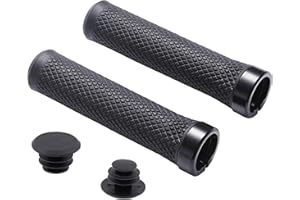 wilesev Soft Non Slip Rubber Bicycle Grips Handlebar for MTB,Mountain Bike Grips Lock On