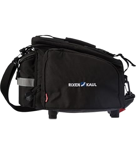 Klick-fix Unisex – Erwachsene Klickfix Gepäckträgertasche, Schwarz, Einheitsgröße Sport & Freizeit