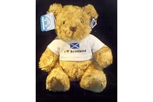OOTO Russ Berrie I Love Scotland Football Mascot Teddy Bear