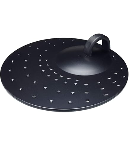 Frying Pan Splatter Screen - Oil Splash Guard With Wooden Hand - Anti-Splash Screens Guard For Skillets, Antiadhésive, 1Pc Cooking Lid, About 13", 11.5", 10", 8" Adawd